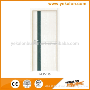 Yekalon Popular design Interior melamine door Interior particle in filling laminated door